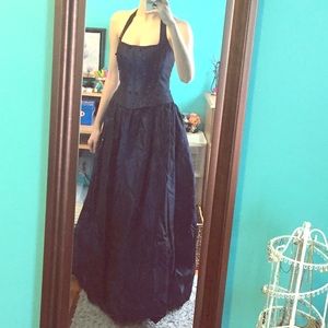 Navy Blue Formal Dress